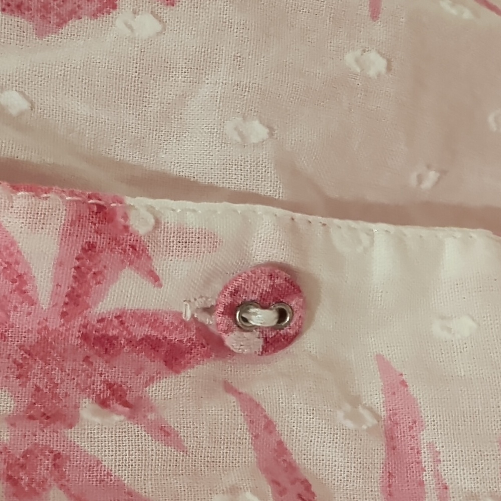 Beacon Cove 100% Cotton Pink Floral Pajamas Size M - Picture 9 of 12